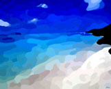 Immerse yourself in blue with "Forever~Blue" from Planet Squared.   Click for more!