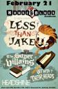 February 21 @ House of Blues Anaheim - Less Than Jake, Supervillians, Headshine